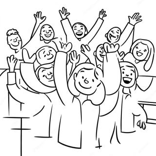 Joyful Worshippers Coloring Page 21602-17367