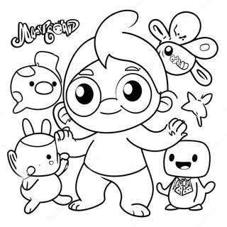 Ryan S World Characters Coloring Page 2162-1773