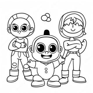 Ryan S World Characters Coloring Page 2162-1774