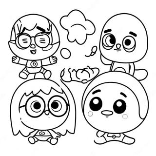 Ryan S World Characters Coloring Page 2162-1776