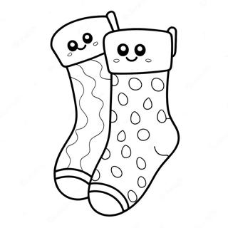 Socks Coloring Page 21631-17386