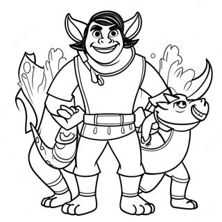 Trollhunters Coloring Page 21641-17394