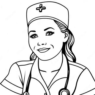 Nurse Coloring Page 21691-17437