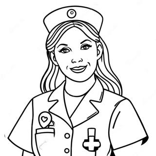 Nurse Coloring Page 21691-17439