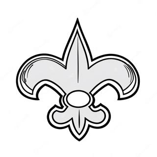 New Orleans Saints Logo Coloring Page 21711-17458