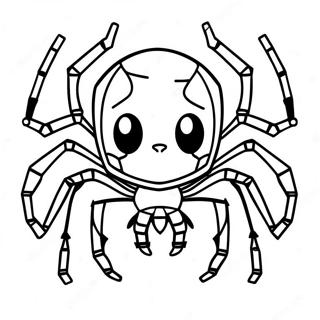 Minecraft Spider Coloring Page 21741-17478