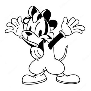 Yakko Warner In Funny Pose Coloring Page 21772-17506