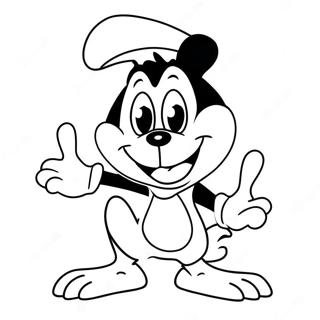 Yakko Warner In Funny Pose Coloring Page 21772-17507