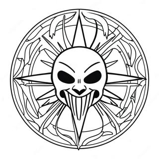 Slipknot Logo Coloring Page 21801-17528