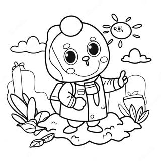 Outline Coloring Page For Kids 21821-17542