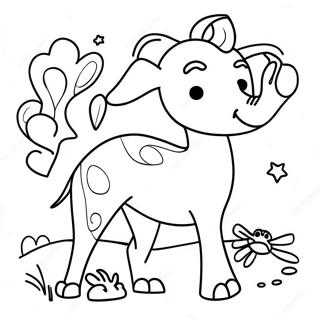 Fun Animal Outline Coloring Page 21822-17549