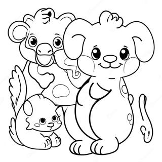 Fun Animal Outline Coloring Page 21822-17551