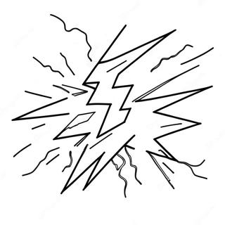 Lightning Bolt In Action Coloring Page 21832-17557