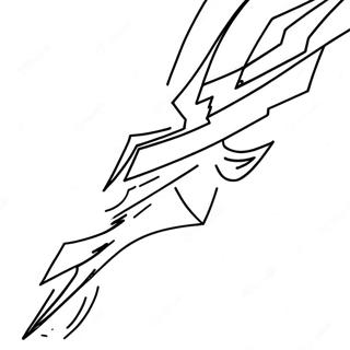 Lightning Bolt In Action Coloring Page 21832-17560