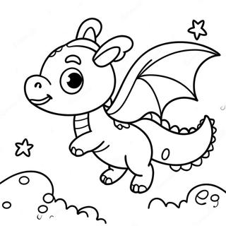 Baby Dragon Coloring Pages