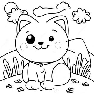 Cute Catnap Poppy Playtime Coloring Page 21862-17576