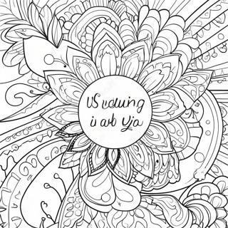 Uplifting Inspirational Quotes Coloring Page 21891-17602