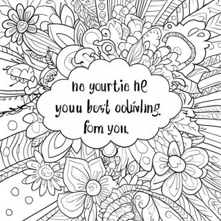 Motivational Life Quotes Coloring Page 21892-17598