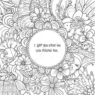 Motivational Life Quotes Coloring Page 21892-17599