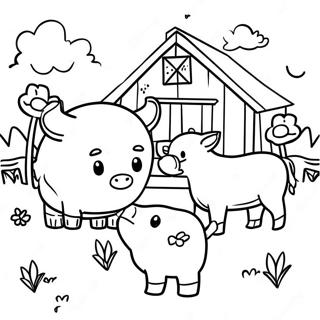 Cute Farm Animals In Stardew Valley Coloring Page 21902-17607