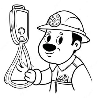 Fire Safety Coloring Page 2191-1798