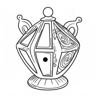 Dreidel Hanukkah Coloring Pages