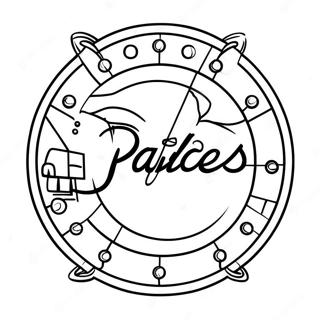 Padres Team Logo Coloring Page 21981-17672