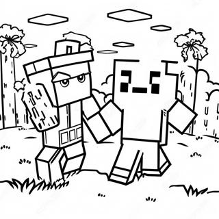 Minecraft Coloring Pages