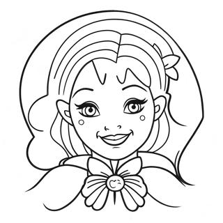 Girl Vampire Coloring Page 22001-17692