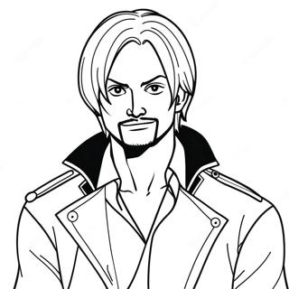 Sanji Coloring Page 22021-17698