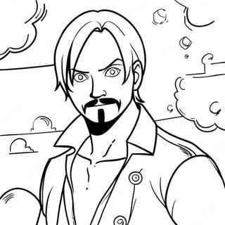 Sanji Coloring Page 22021-17700