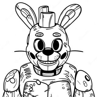 Springtrap Fnaf Coloring Page 22031-17712