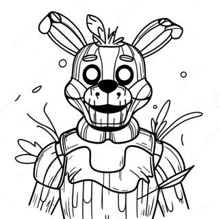 Creepy Springtrap Fnaf Coloring Page 22032-17715