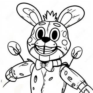 Creepy Springtrap Fnaf Coloring Page 22032-17716