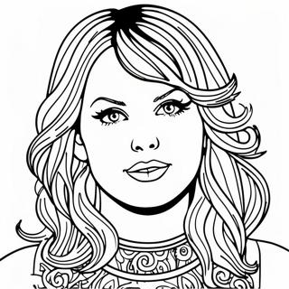 Taylor Swift Album Coloring Pages