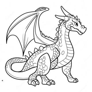 Cool Badass Dragon Coloring Page 22081-17745