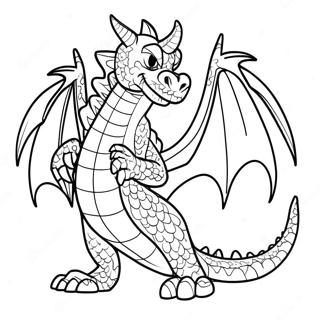 Cool Badass Dragon Coloring Page 22081-17746