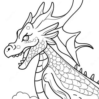 Cool Badass Dragon Coloring Page 22081-17747