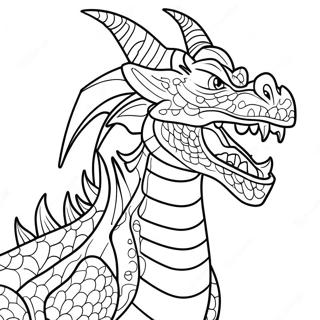 Cool Badass Dragon Coloring Page 22081-17748