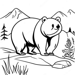 Grizzly Bear Coloring Page 22091-17757