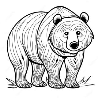 Grizzly Bear Coloring Page 22091-17759