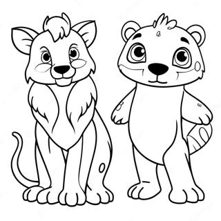 Hard Animals Coloring Page 22141-17800