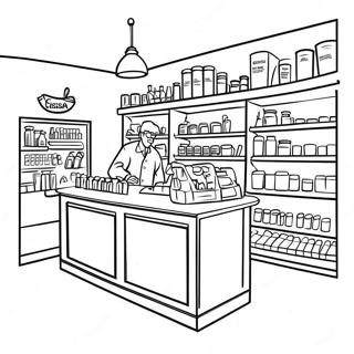 Pharmacy Coloring Page 22151-17807