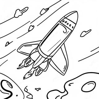 Space Shuttle Coloring Pages