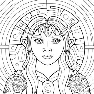 Labyrinth Coloring Pages