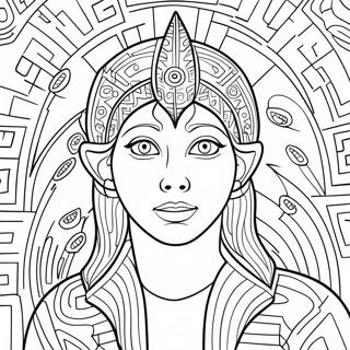 Labyrinth Coloring Page 22191-17840