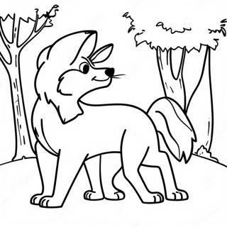 Fox And The Hound Coloring Page 22211-17857