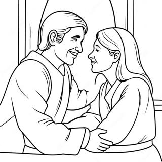 Heartwarming Forgiveness Scene Coloring Page 22222-17867