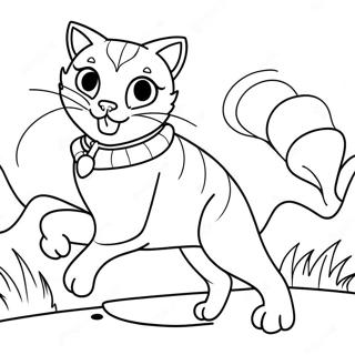 Realistic Warrior Cat In Battle Coloring Page 22281-17907