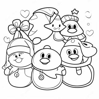 Christmas Among Us Characters Coloring Page 22291-17913